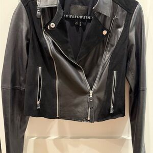 Black Leather Jacket by Paige